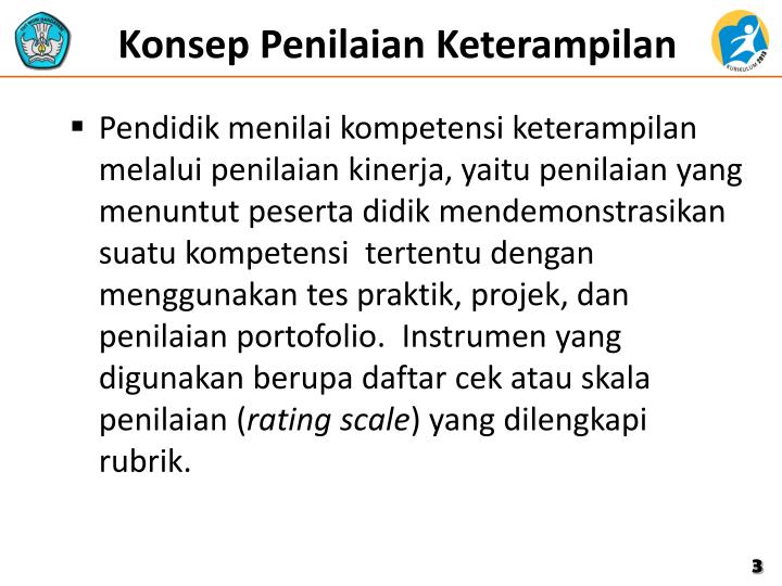 PPT - PENILAIAN KOMPETENSI KETERAMPILAN PowerPoint 