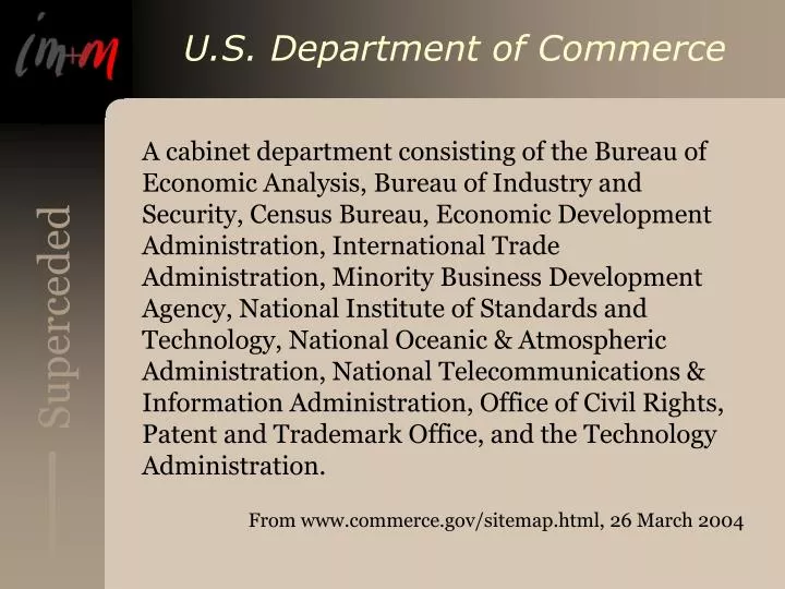 u s department of commerce n.