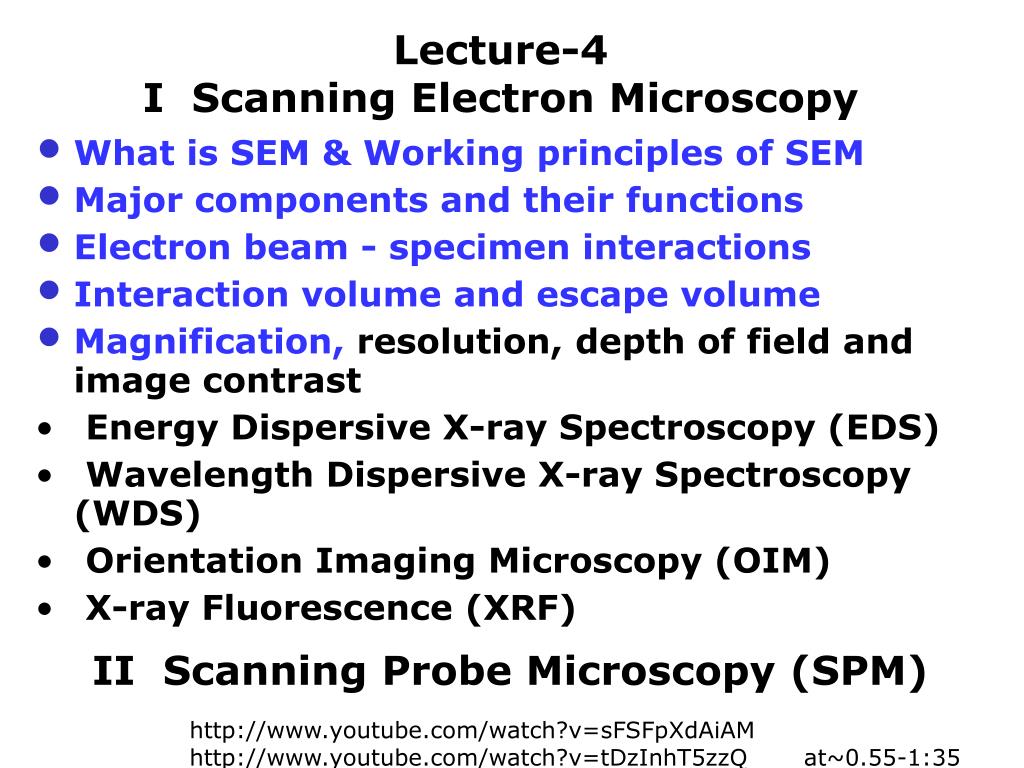 defeat beside unpleasant PPT - Lecture-4 I Scanning Electron Microscopy PowerPoint Presentation -  ID:4693565