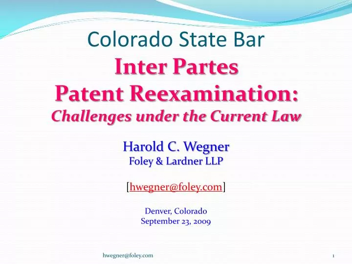 PPT Colorado State Bar PowerPoint Presentation, free download ID