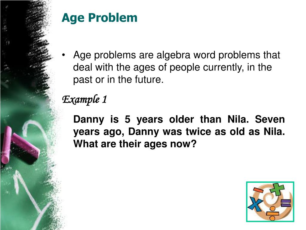 to solve age problems