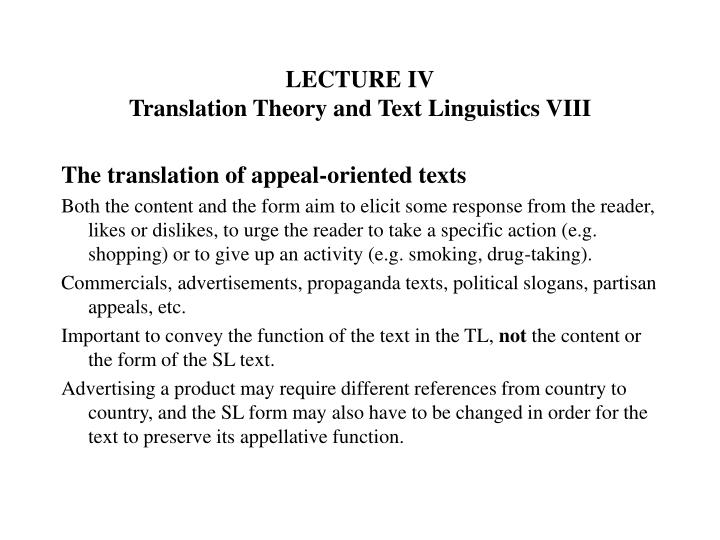 linguistics lecture linguistics lecture