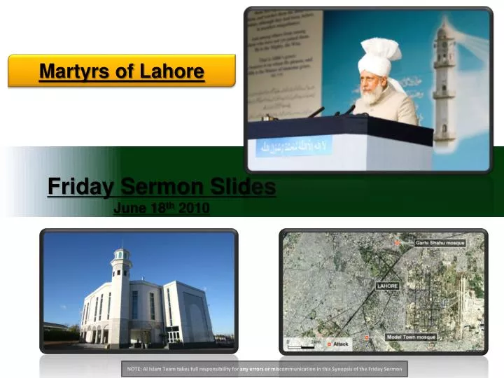 friday sermon slides june 18 th 2010 n.