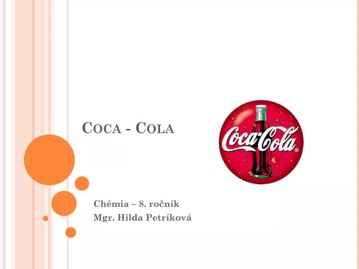 PPT  Coca  Cola PowerPoint Presentation, free download  ID4697284