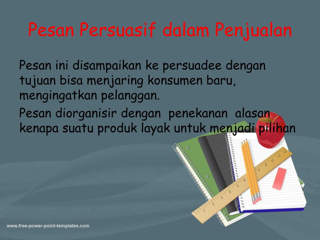 PPT BAB VII PESAN PERSUASIF PowerPoint Presentation