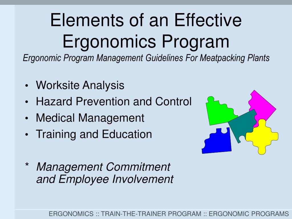 PPT Ergonomic Programs PowerPoint Presentation, free download ID