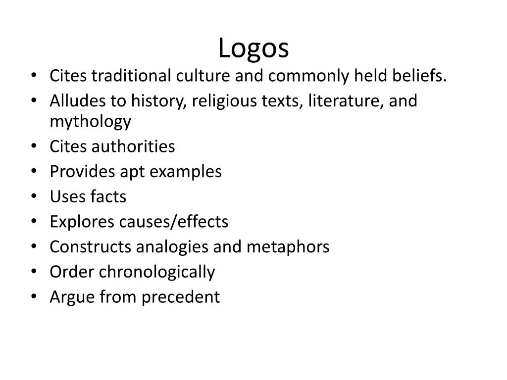 logos definition literature essay