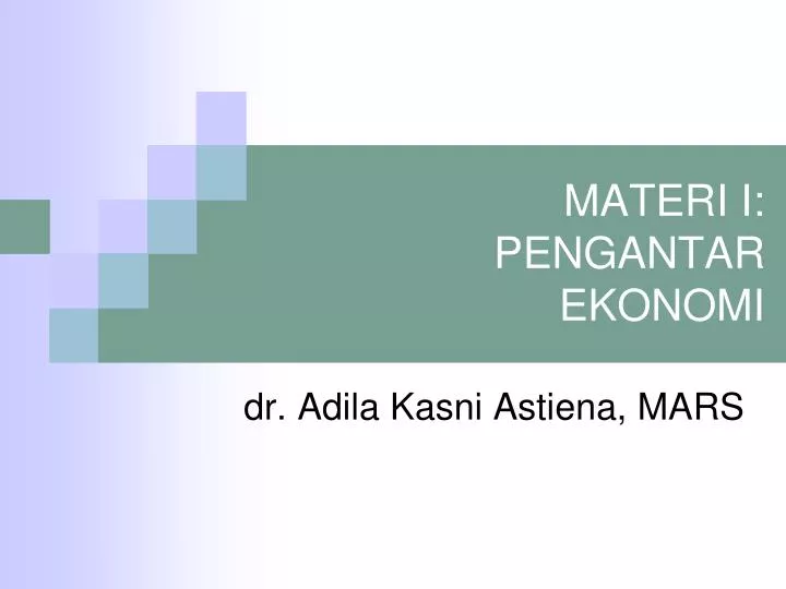 materi i pengantar ekonomi n.