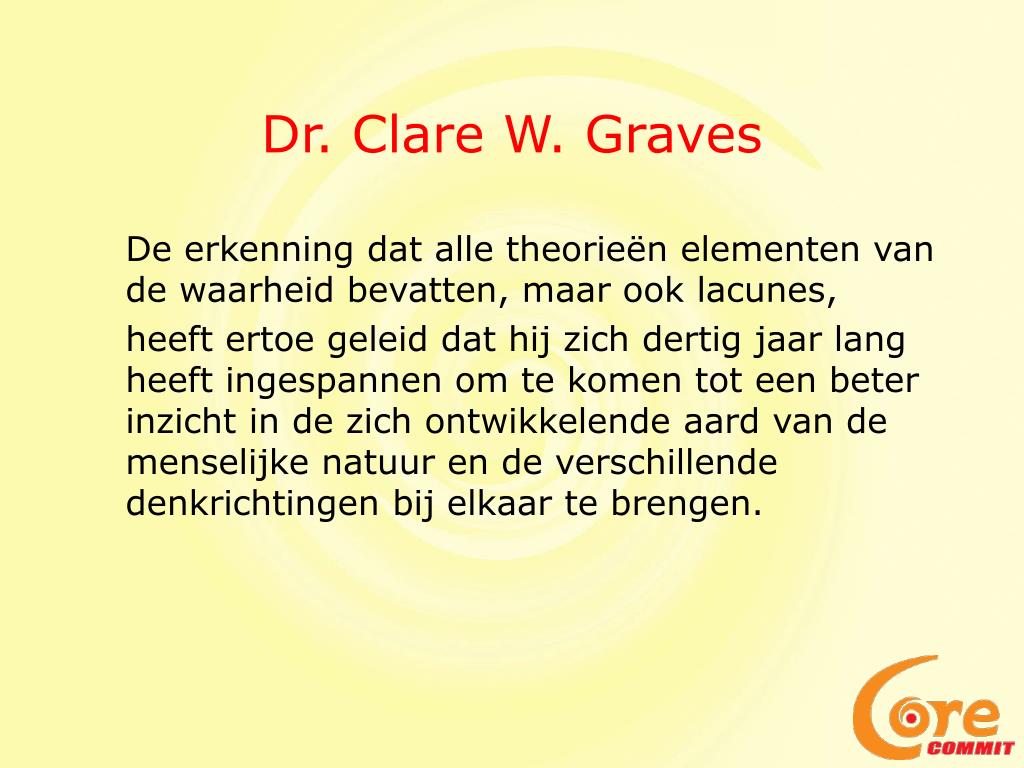 PPT - Graves & Waardenmanagement PowerPoint Presentation ...