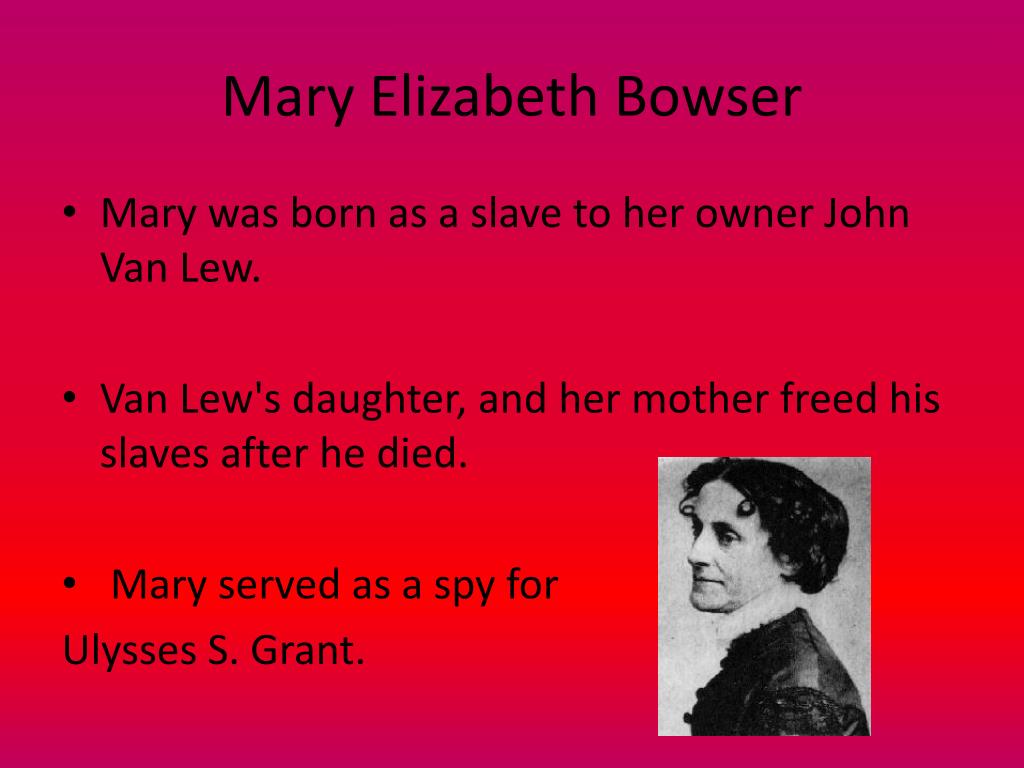 Mary Rowser PPT - Women of the Civil War: Unsung Heroes and Their Contributions ...