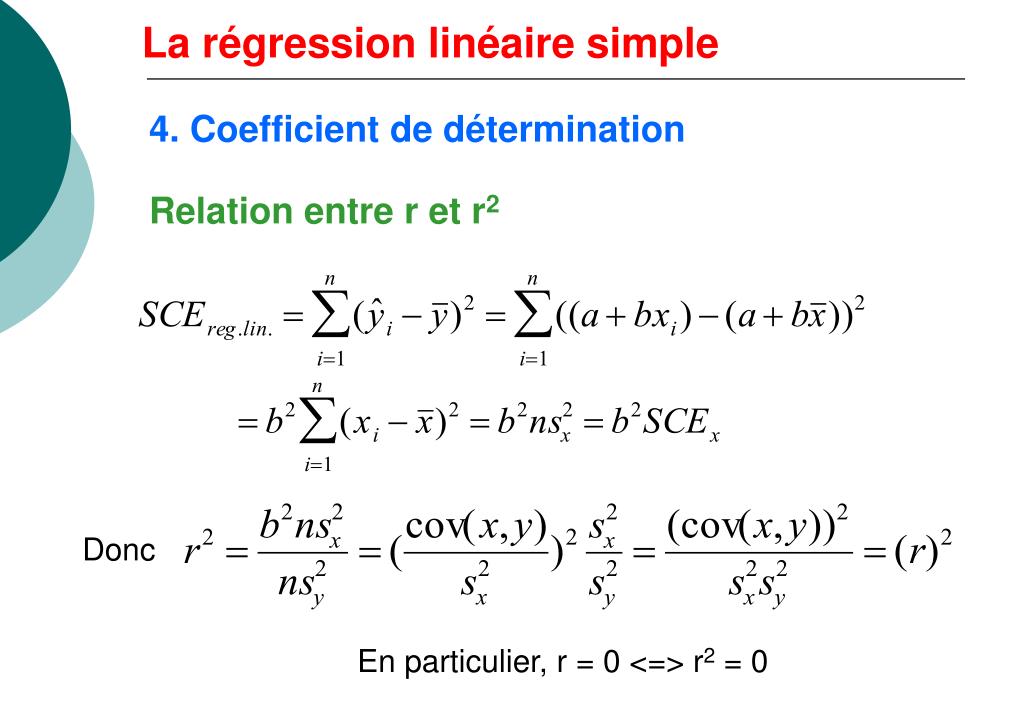 PPT - Corrélation Et Régression Linéaire Simple PowerPoint Presentation ...