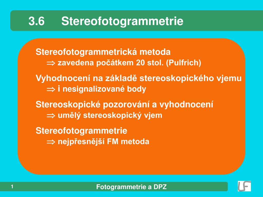 PPT - 3.6 Stereofotogrammetrie PowerPoint Presentation, free download -  ID:4702783