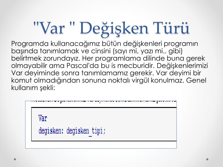 Pascaldaki veri türleri nelerdir Pascaldaki veri türleri nelerdir