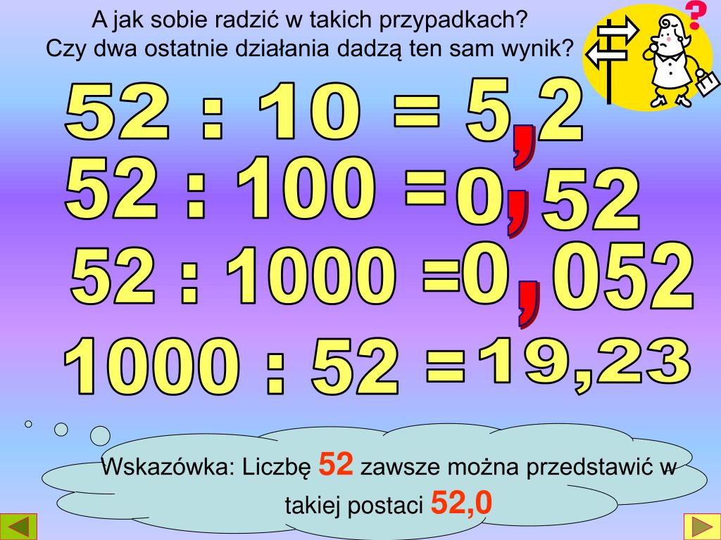 Mnożenie I Dzielenie Przez 10 100 I 1000 PPT - Temat: Mnożenie i dzielenie liczb dziesiętnych przez 10, 100