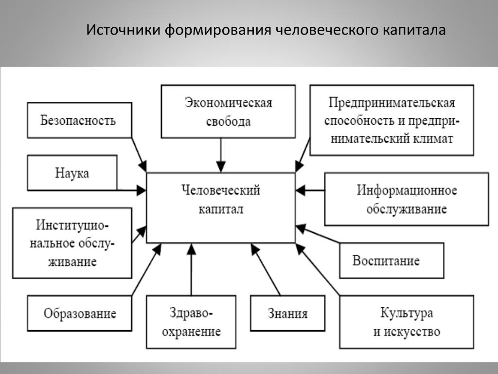 Человеческий капитал план