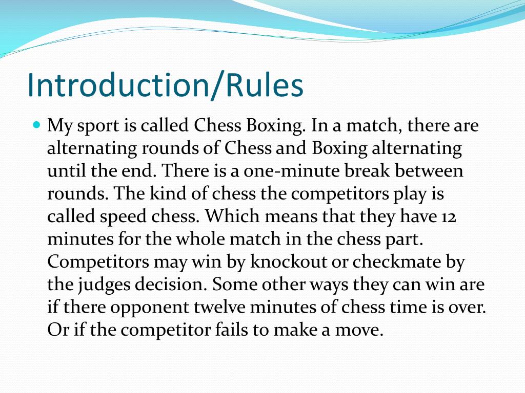 PPT - Chess Boxing PowerPoint Presentation, free download - ID:4704466