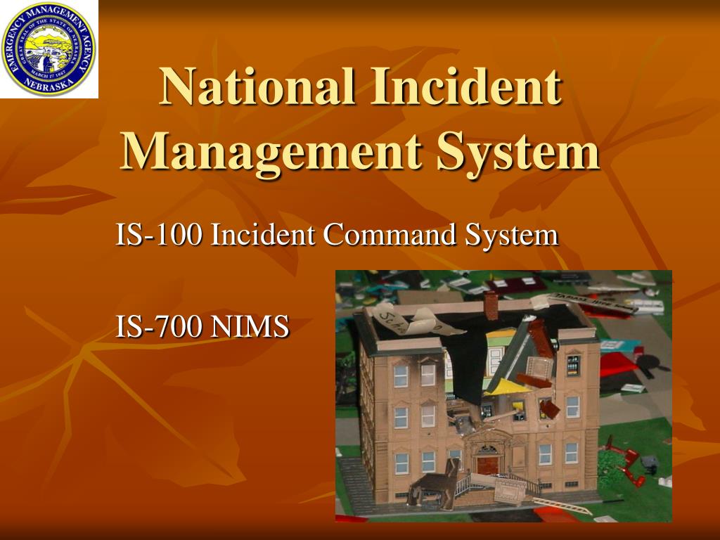 PPT  National Incident Management System PowerPoint Presentation free  