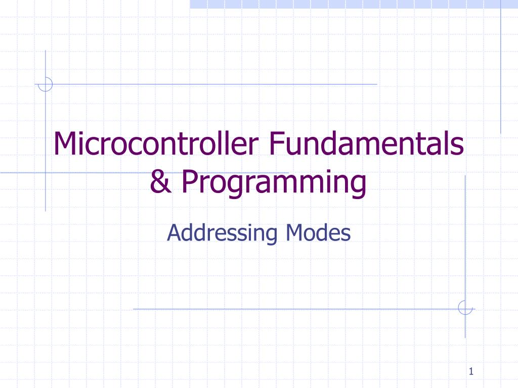Microcontroller Fundamentals Programming PowerPoint Circuit Diagram