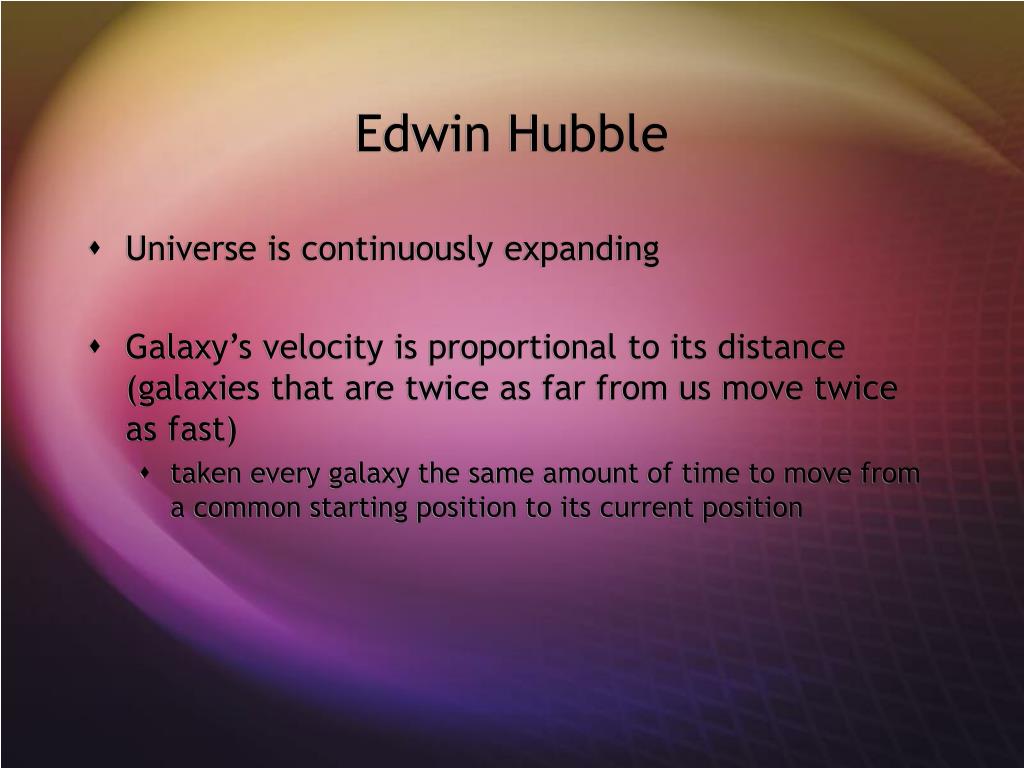 Expanding Universe. the Hubble Space Telescope by Charles F. Bolden Jr.