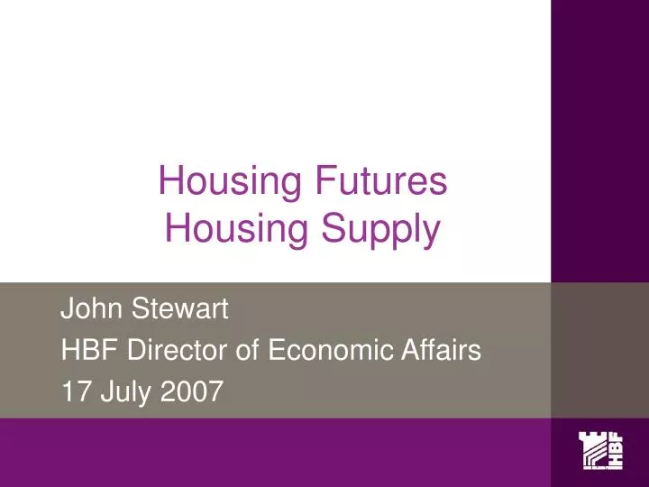 housing futures housing supply n.