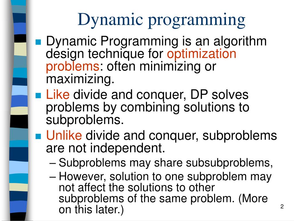 PPT - Dynamic programming PowerPoint Presentation, free download - ID ...
