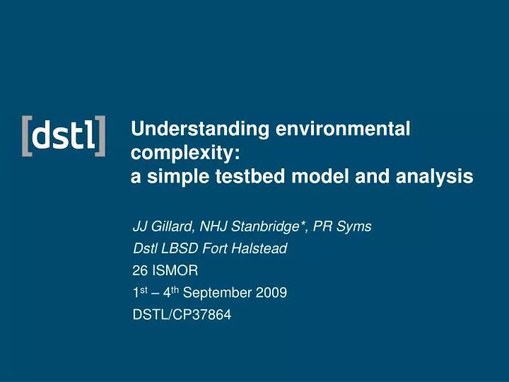 environmental complexity thesis