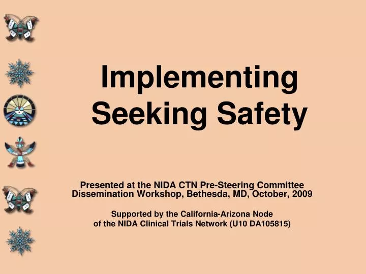 PPT Implementing Seeking Safety PowerPoint Presentation, free download ID4711850