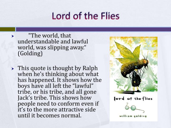 conformity in lord of the flies