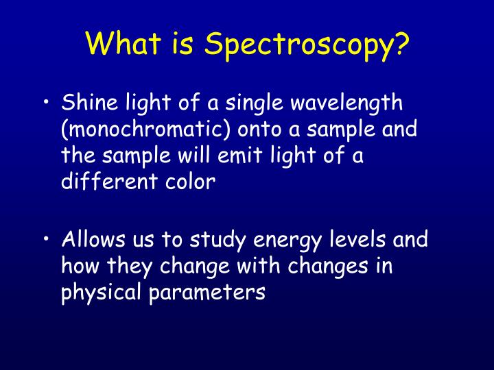 PPT Techniques in Low Temperature Optical Spectroscopy Lasers