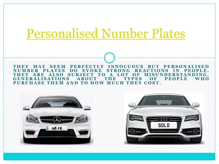 personalised number plates n.