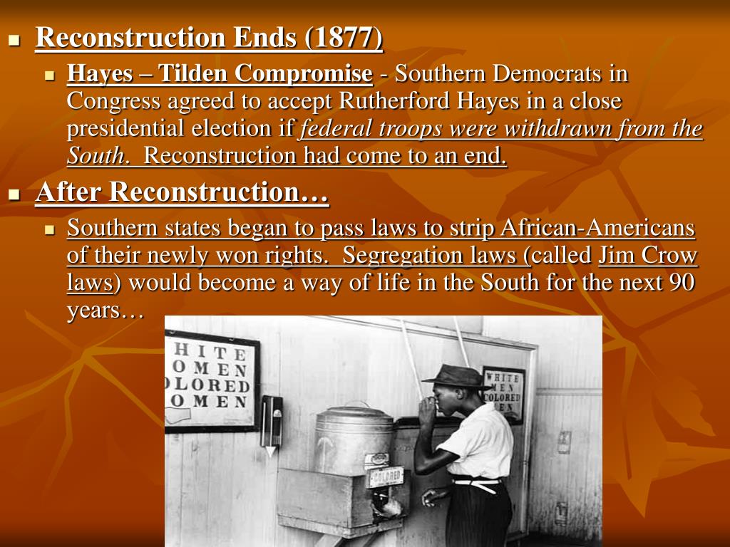 PPT - The Civil War & Reconstruction 1860 – 1877 Part 1 PowerPoint ...