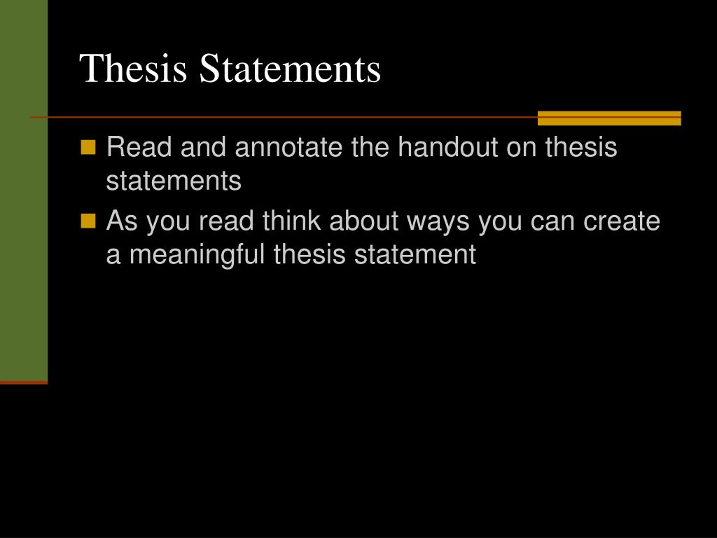 good thesis statement for harrison bergeron