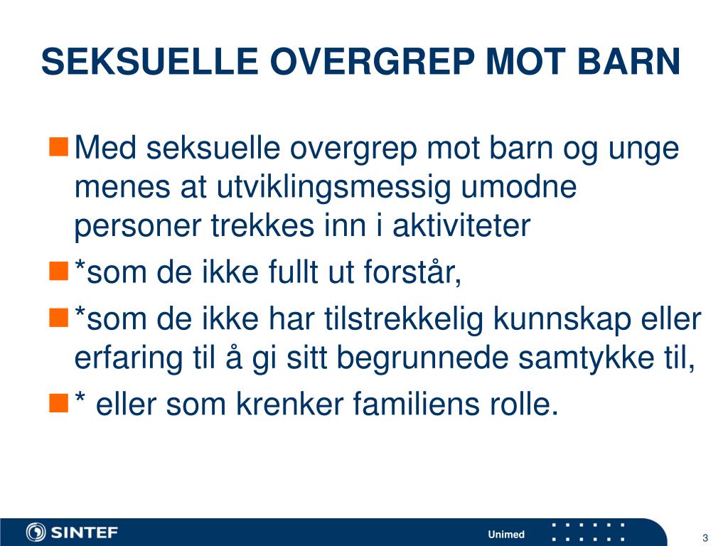 Sexy kone verbale overgrep