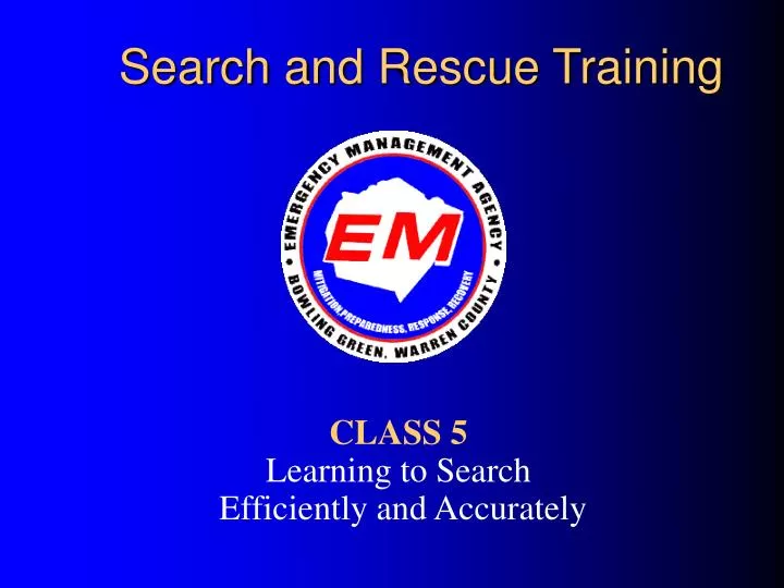 search and rescue powerpoint presentations