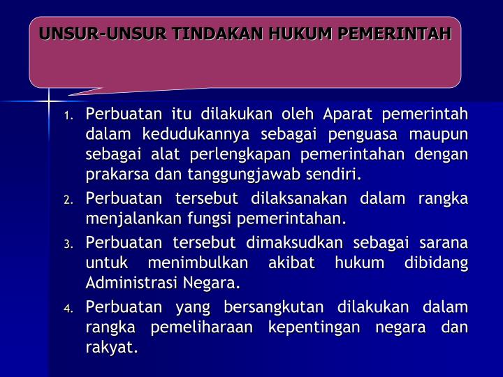 Contoh Tindakan Hukum Publik Pemerintah