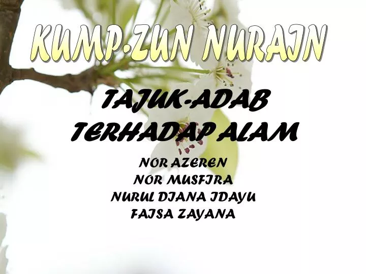 Ppt Tajuk Adab Terhadap Alam Powerpoint Presentation Free Download Id 4718293