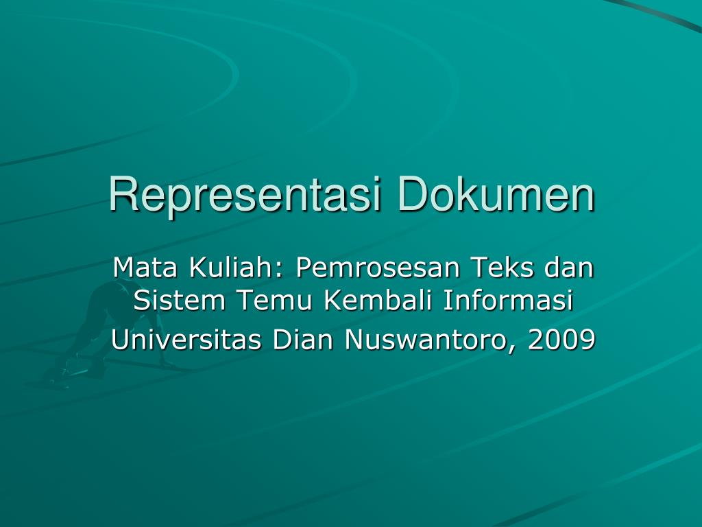 PPT Representasi Dokumen PowerPoint Presentation ID4720327