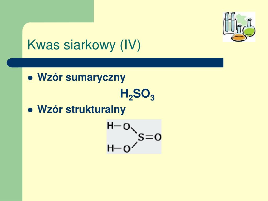 Woda I Para Wodna Są Zbudowane Z PPT - Kwasy nieorganiczne PowerPoint Presentation, free download - ID