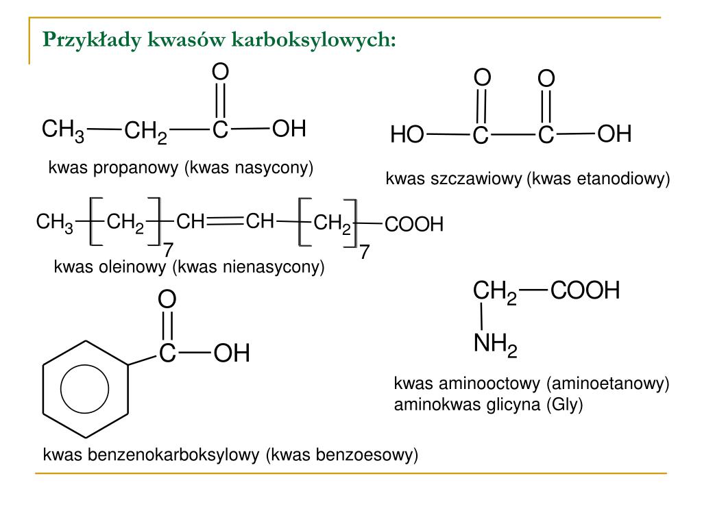 Kwas Octowy Jest Zaliczany Do Kwasów Karboksylowych Ponieważ PPT - Kwasy karboksylowe PowerPoint Presentation, free download - ID