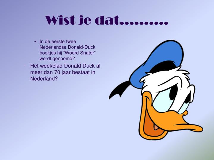 PPT Donald Duck PowerPoint Presentation ID4721462