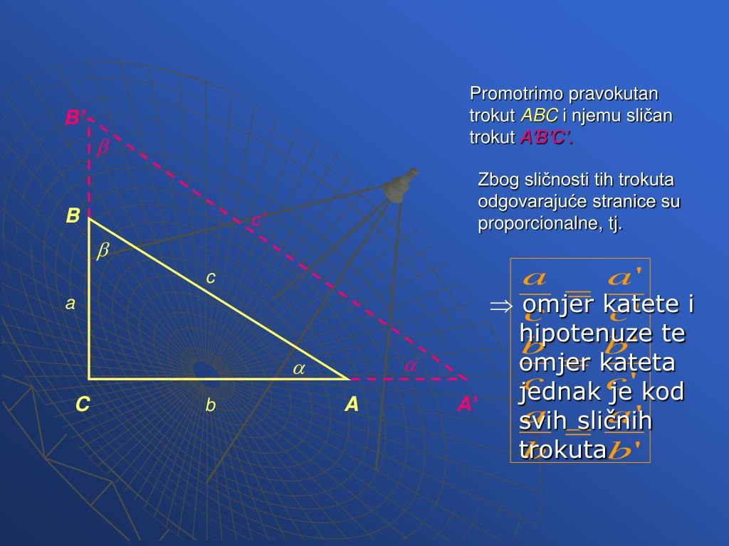 PPT - TRIGONOMETRIJA PRAVOKUTNOG TROKUTA PowerPoint Presentation, free ...
