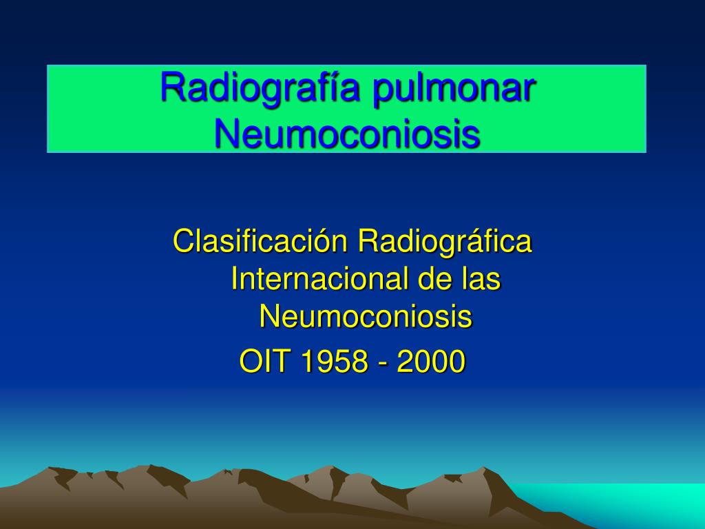 PPT - Radiografía pulmonar Neumoconiosis PowerPoint Presentation, free  download - ID:4722787