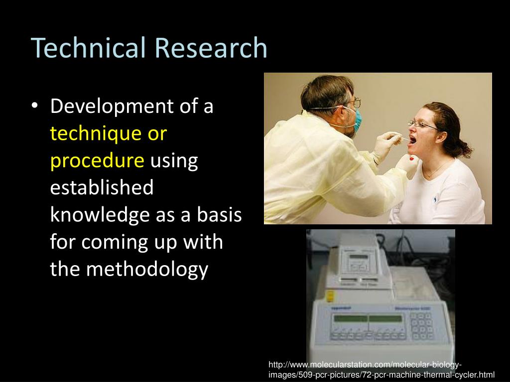 research meaning technical