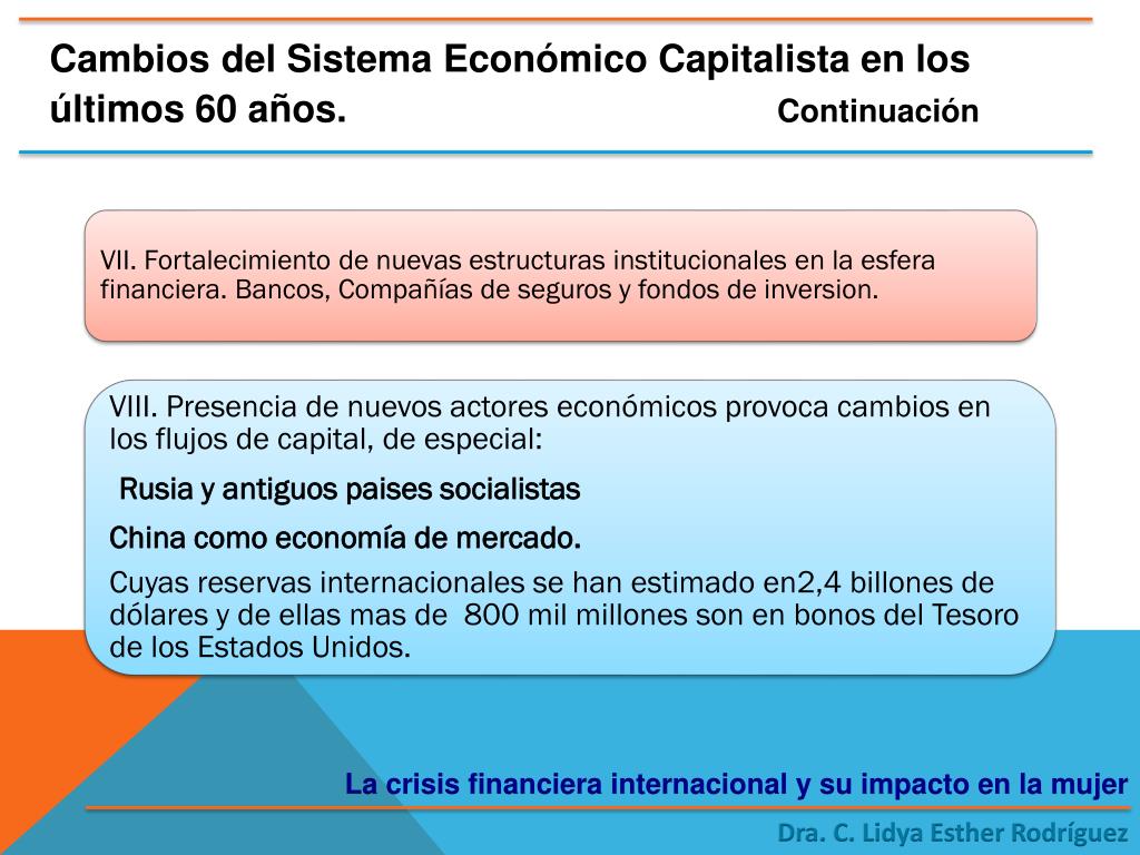 PPT - La Crisis Financiera Internacional y su Impacto en la Mujer ...