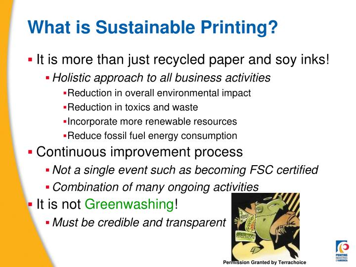 PPT Why Print Is Sustainable PowerPoint Presentation ID4726480