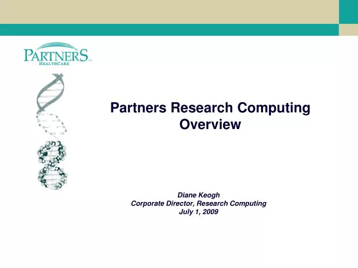 partners research computing overview n.