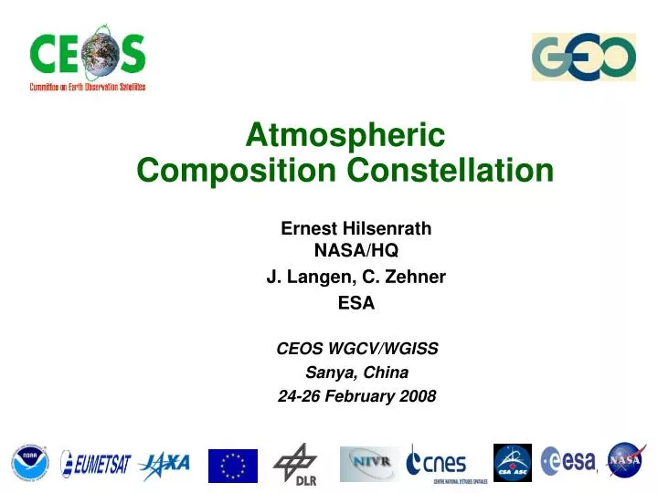 atmospheric composition constellation n.
