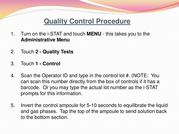 istat chem 8 procedure istat chem 8 procedure
