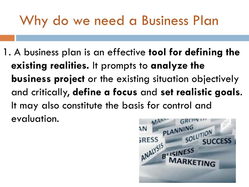 why do you need business plan