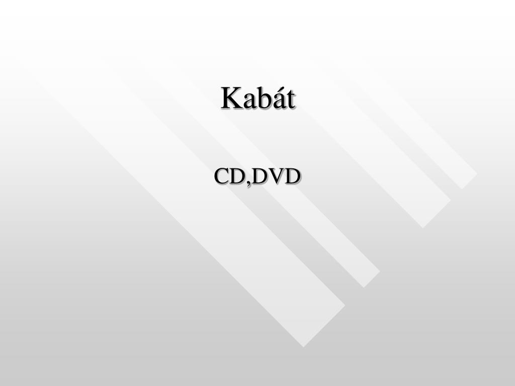 PPT - Kabát PowerPoint Presentation, free download - ID:4728982